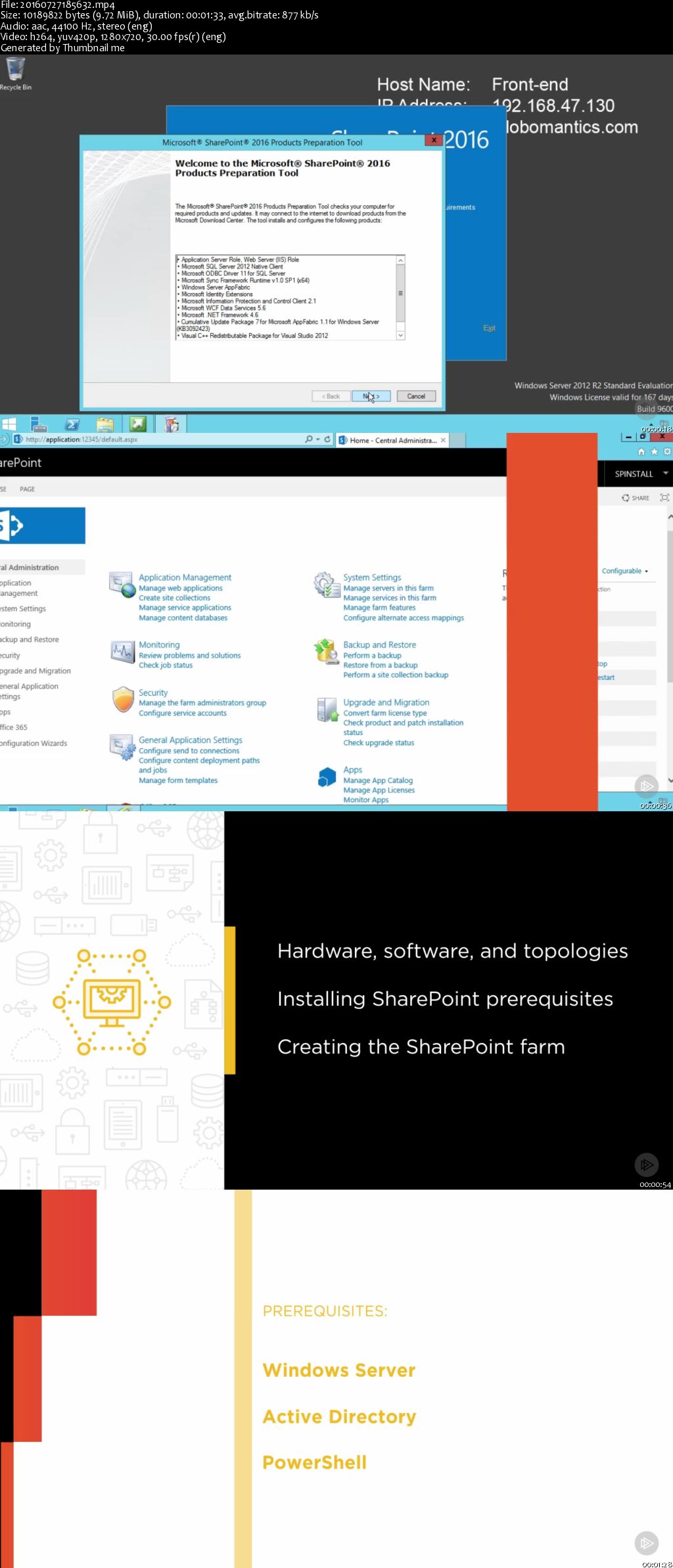 On-premises Installation of SharePoint 2016