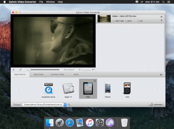 Ephnic Video Converter 1.1.0 MacOSX