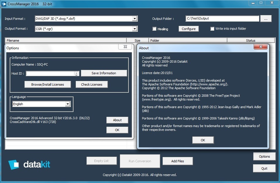 DATAKIT CrossManager 2016.3