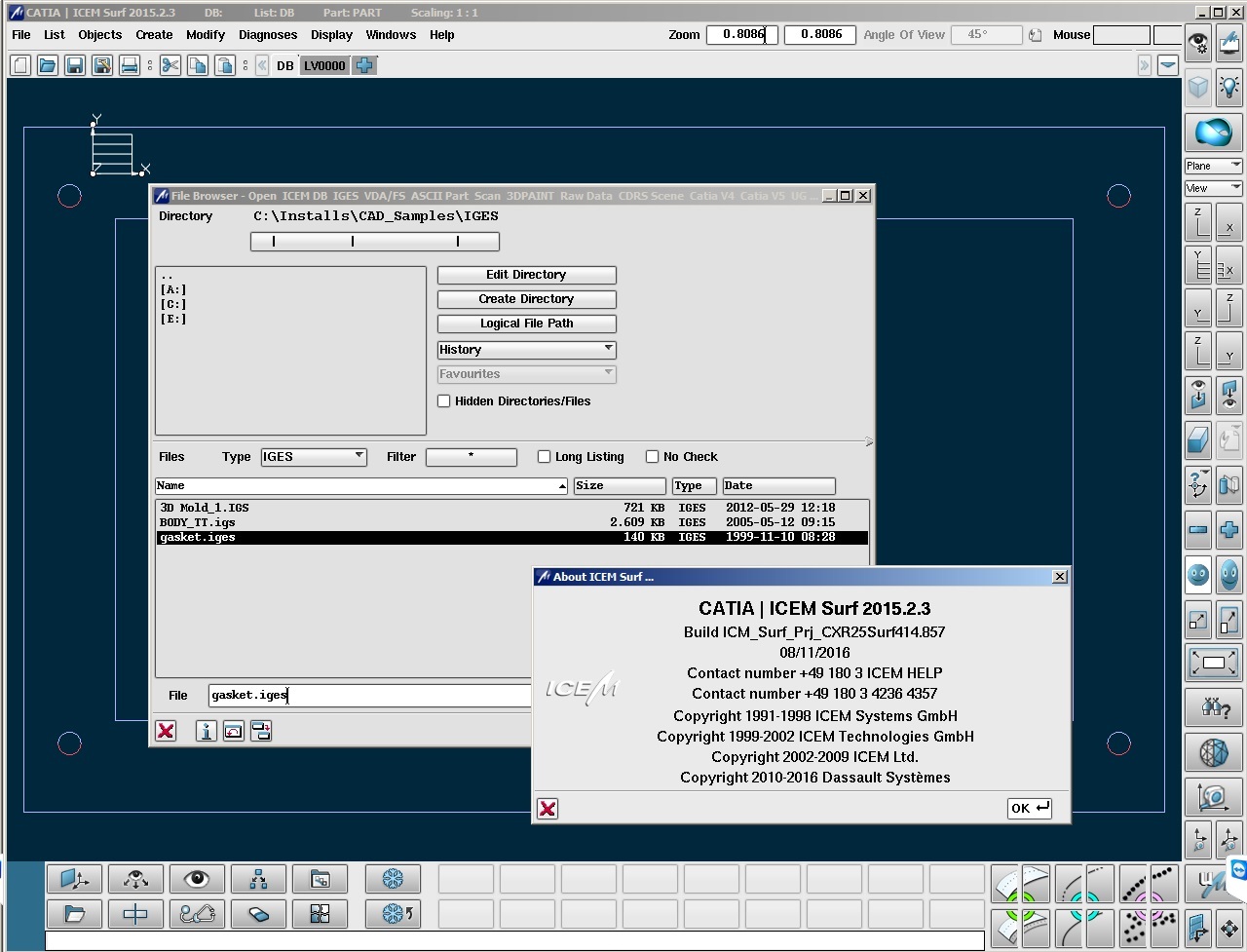 Dassault Systemes CATIA ICEM Surf 2015.2 HF3