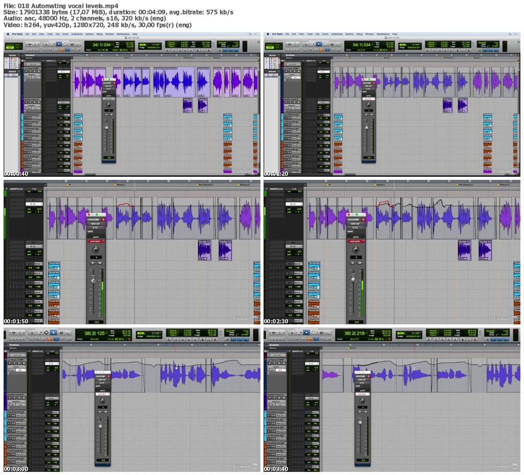 Lynda - Vocal Production Techniques: Editing and Mixing in Pro Tools