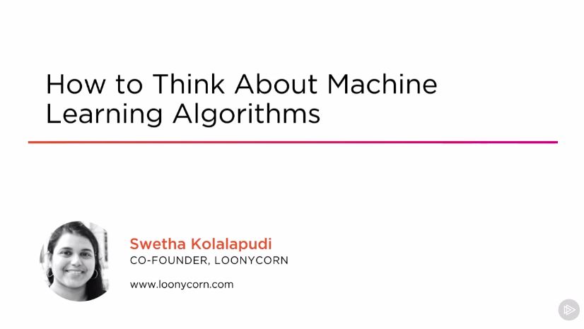 How to Think About Machine Learning Algorithms (2016)