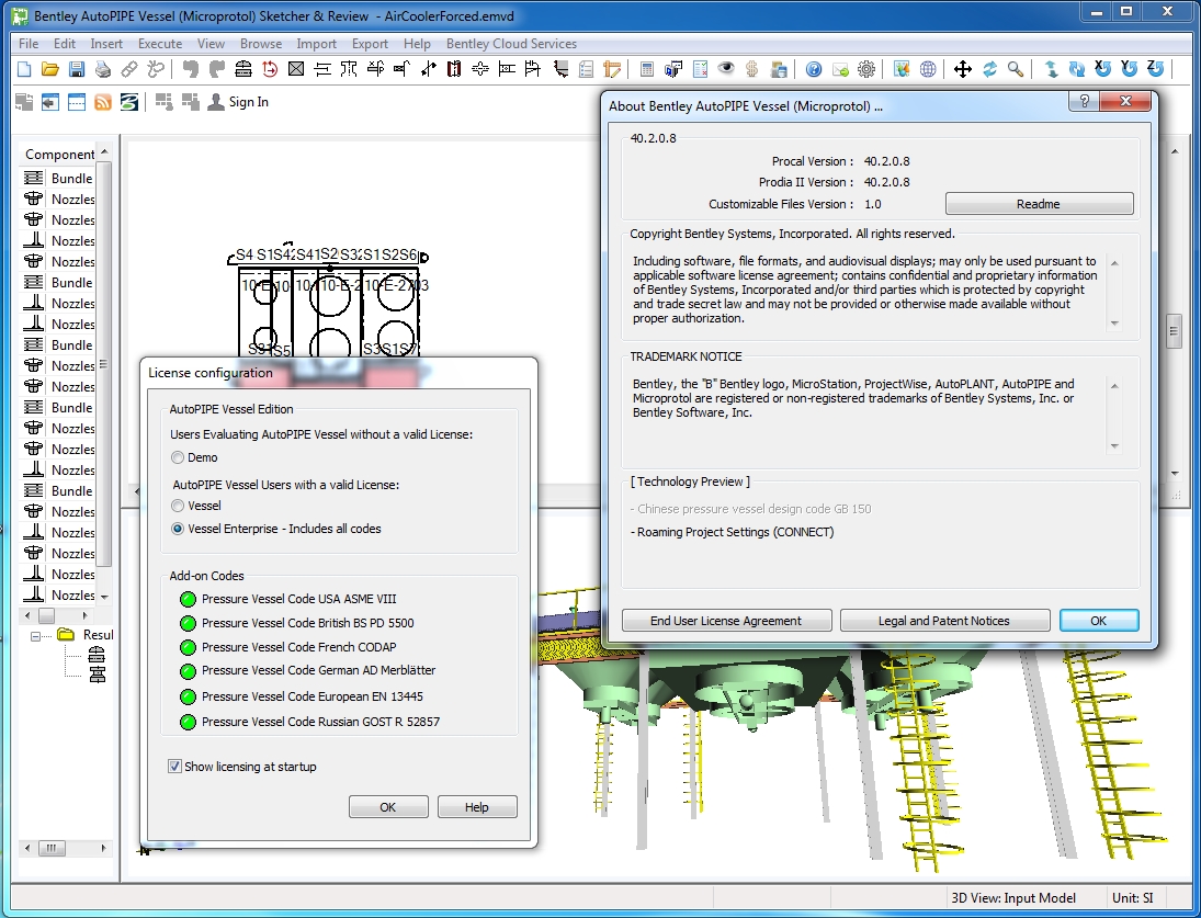 AutoPIPE Vessel CONNECT Edition 40.02.00.08
