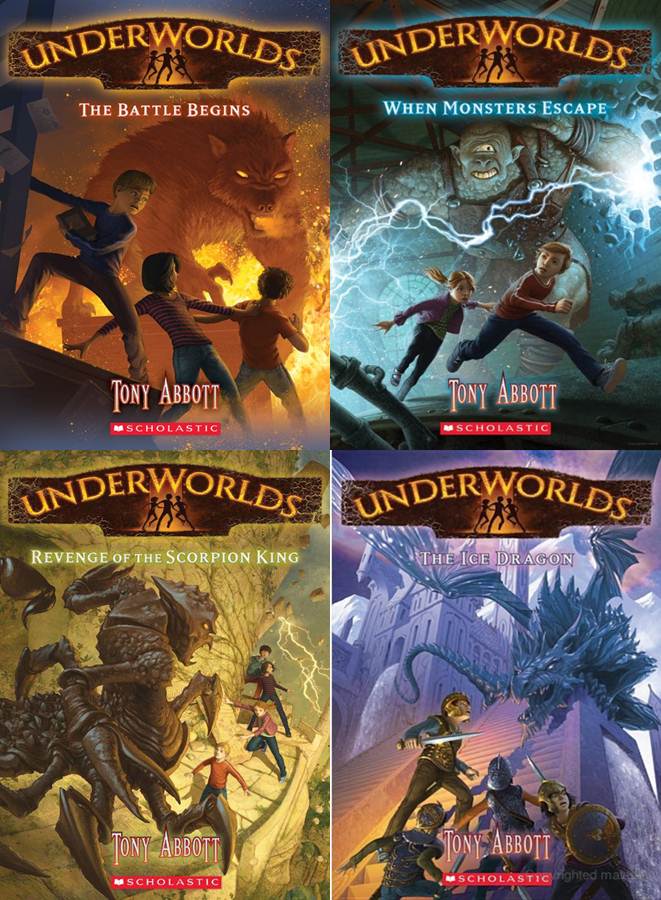 Underworlds series by Tony Abbott (Books 1-4)-P2P
