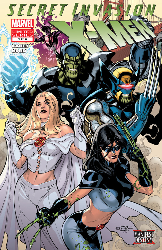 Secret Invasion: X-Men #1-4 (2008-2009) (COMPLETE)