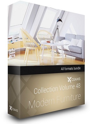 CGAxis Models Volume 48 3D Modern Furniture
