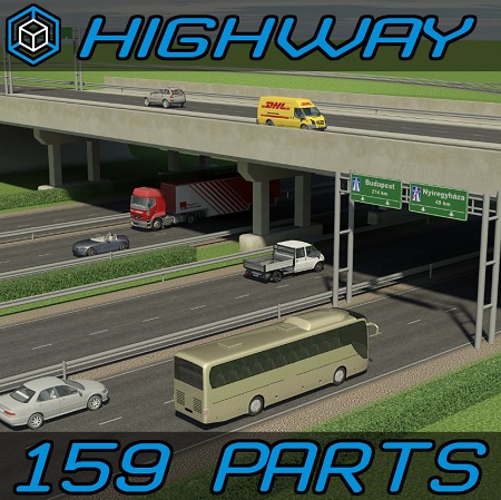 Turbosquid – 3D Highway Elements Pack