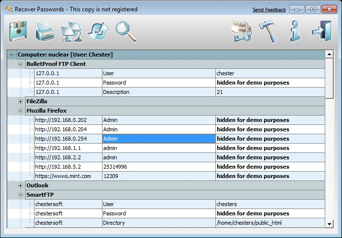 Nuclear Coffee Recover Passwords 1.0.0.28 Multilingual