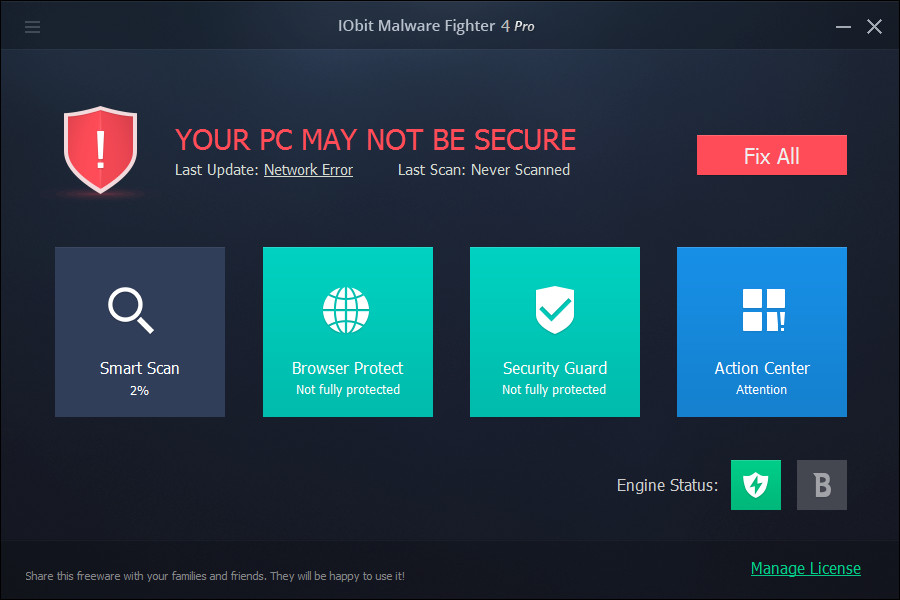 IObit Malware Fighter Pro 4.1.0.22 Multilingual