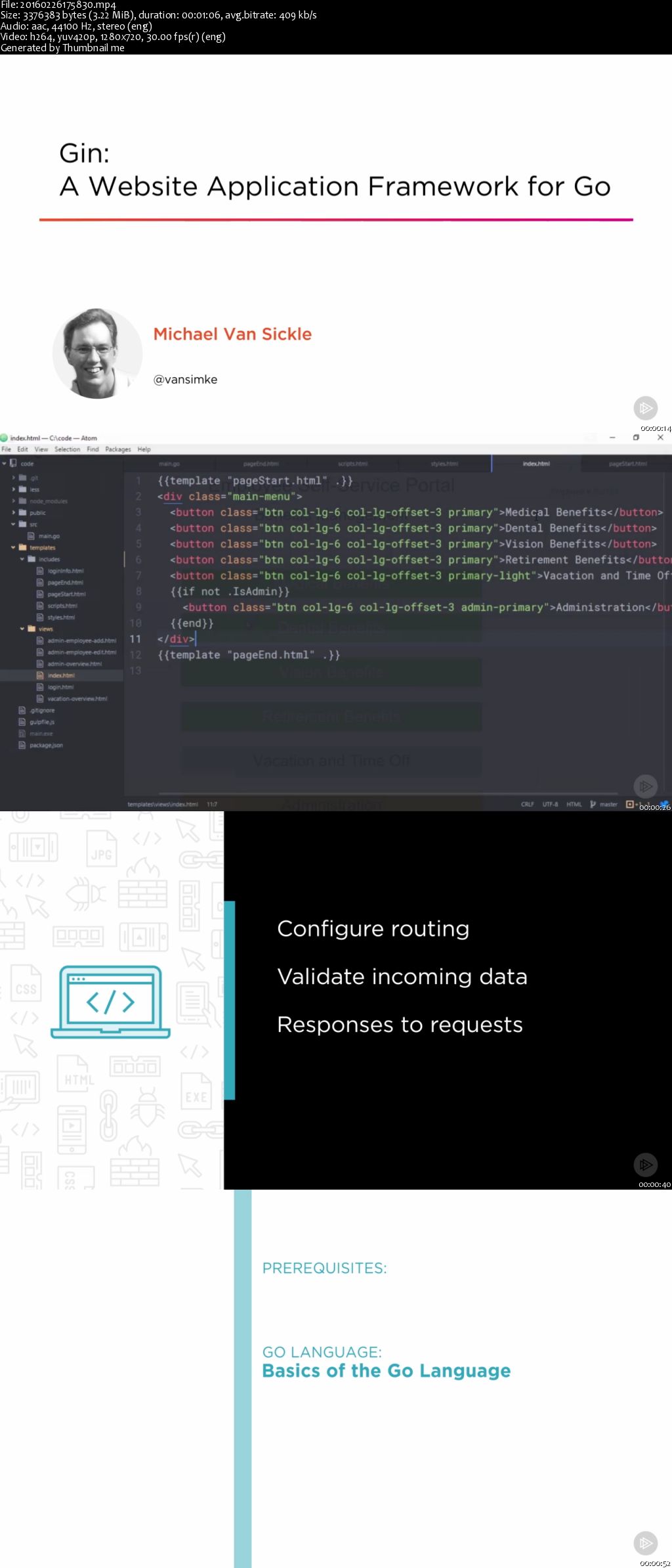 Gin: A Website Application Framework for Go