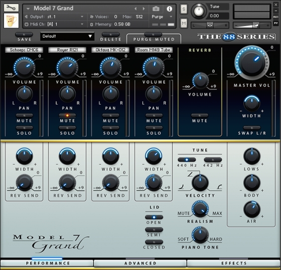 Chocolate Audio - The 88 Series - Model 7 Grand KONTAKT