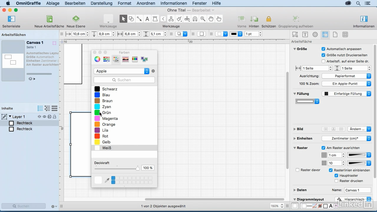 OmniGraffle – Grundlagen