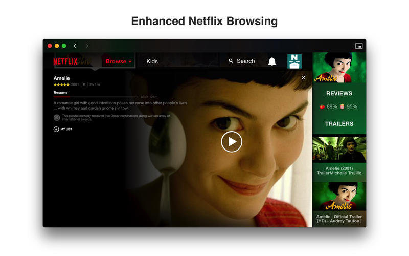 Friendly for Netflix 2.1 Mac OS X