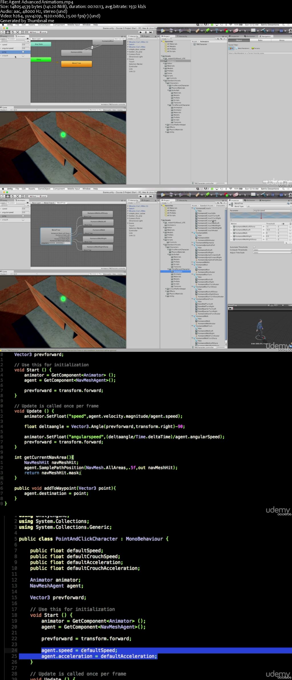 Character Pathfinding in Unity Games with Navigation Mesh