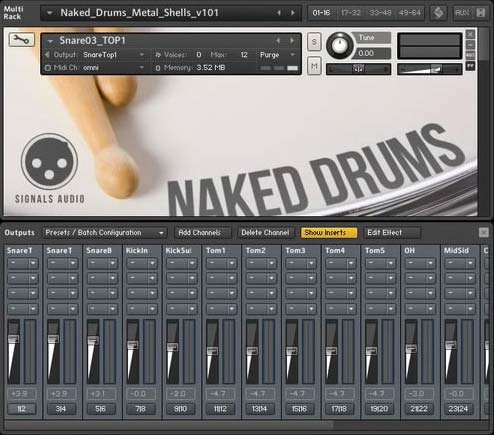 Wilkinson Audio’s Naked Drums KONTAKT
