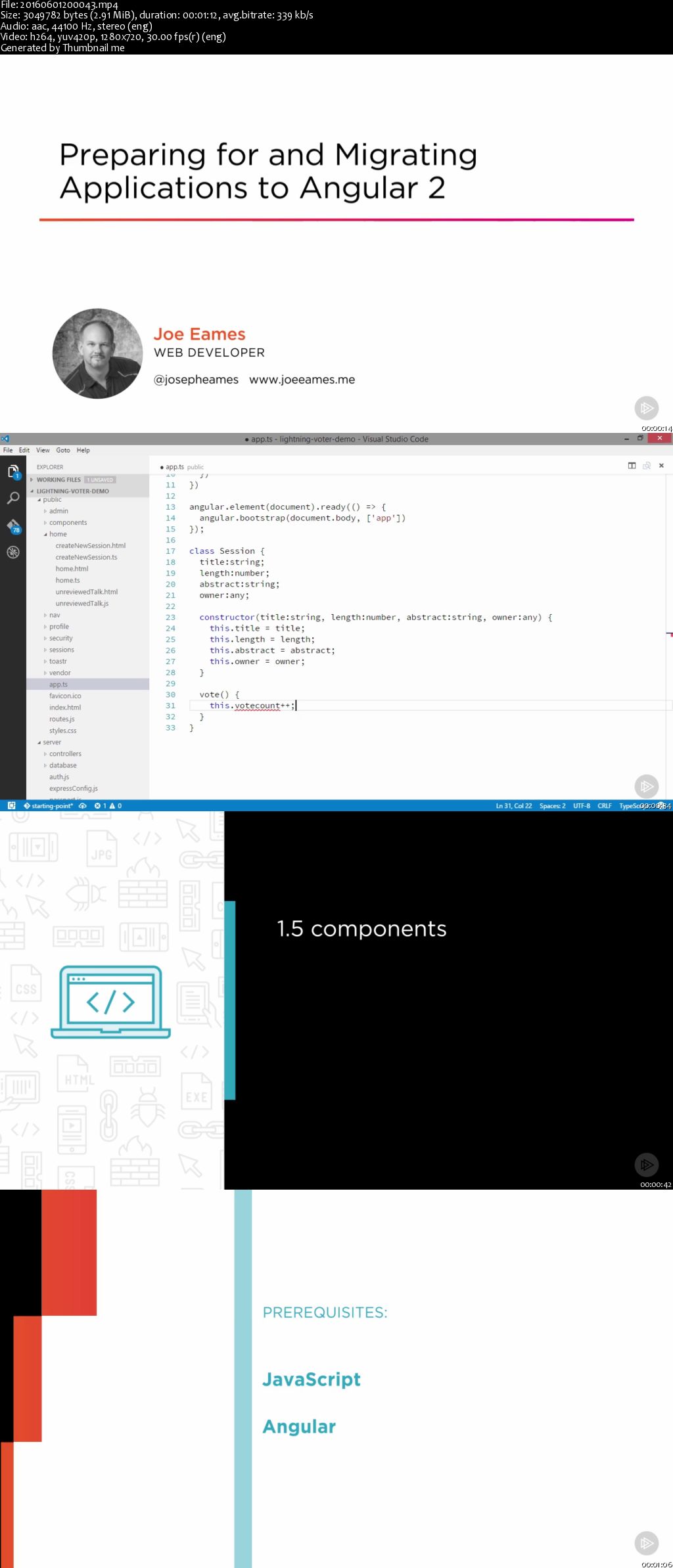 Preparing for and Migrating Applications to Angular 2