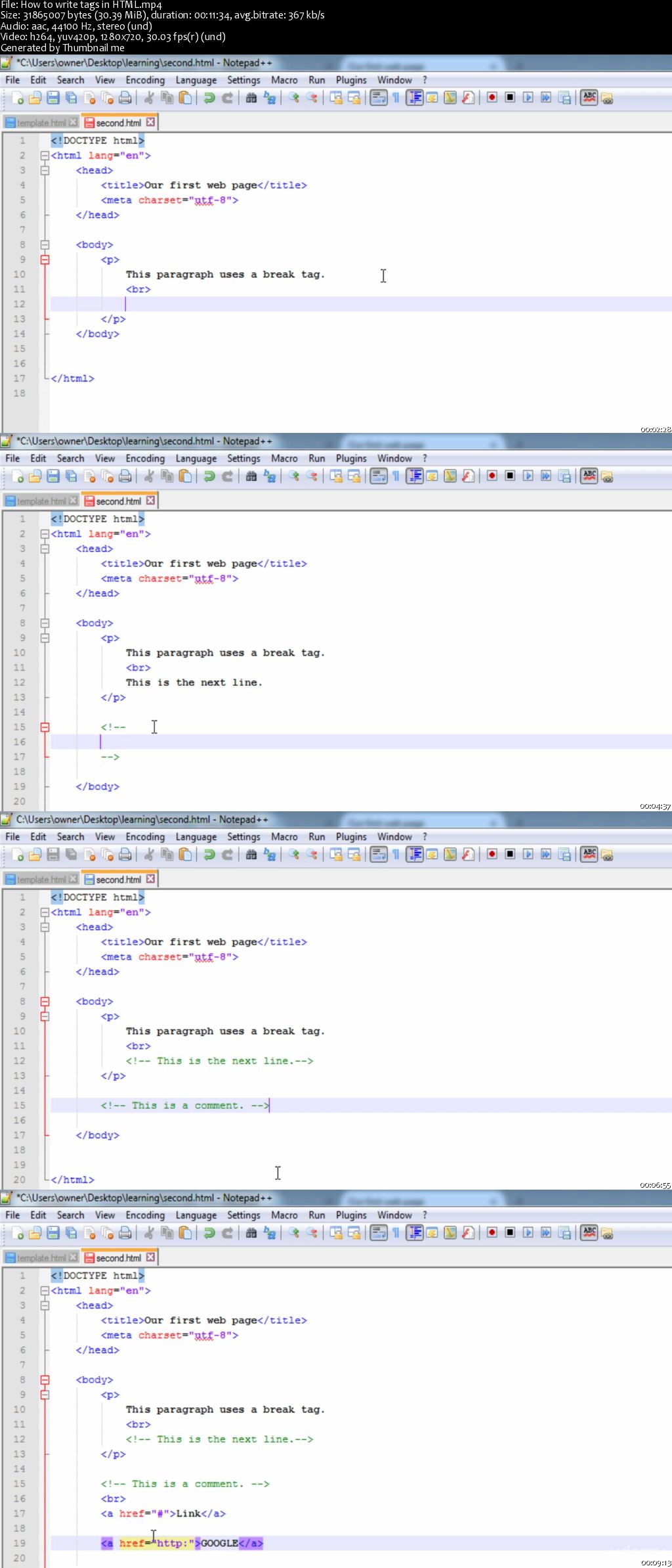 HTML & CSS : Develop web pages in HTML & CSS