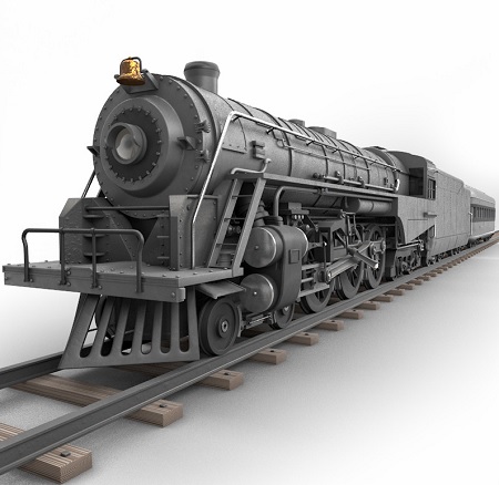 TurboSquid – Berkshire Steam Locomotive