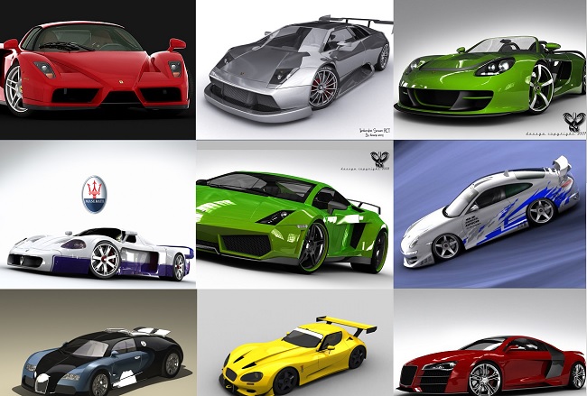 3D Models – Car Collection