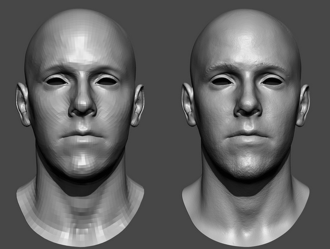 Gumroad – VFX Modelling – Head displacement sculpting by David Frylund Otzen