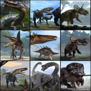 3D Model – C4D Dinosaurs with Rig