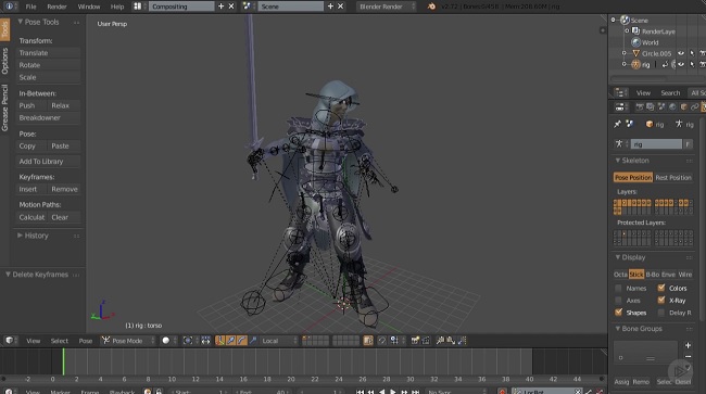 Creating Game Animations in Blender
