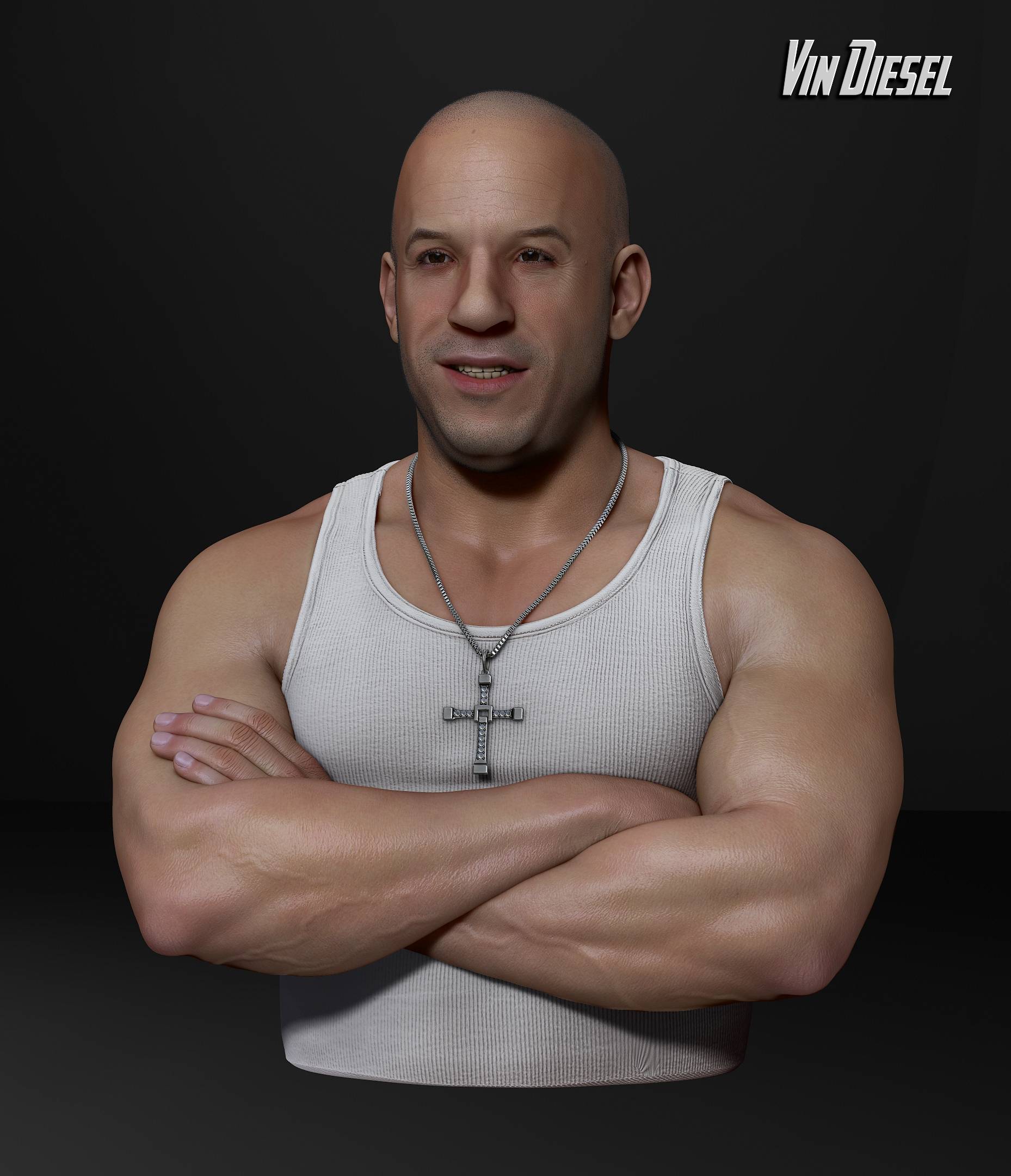 3D Model – Vin Diesel