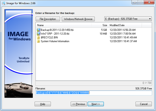 TeraByte Image for Windows 2.99 Multilingual 备份恢复软件