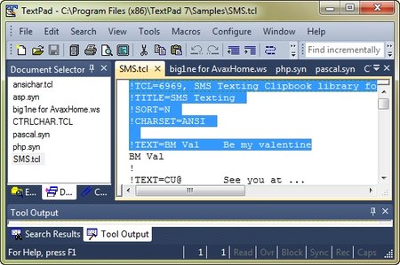 TextPad 7.6.1 x86/x64 Multilingual 文本编辑工具