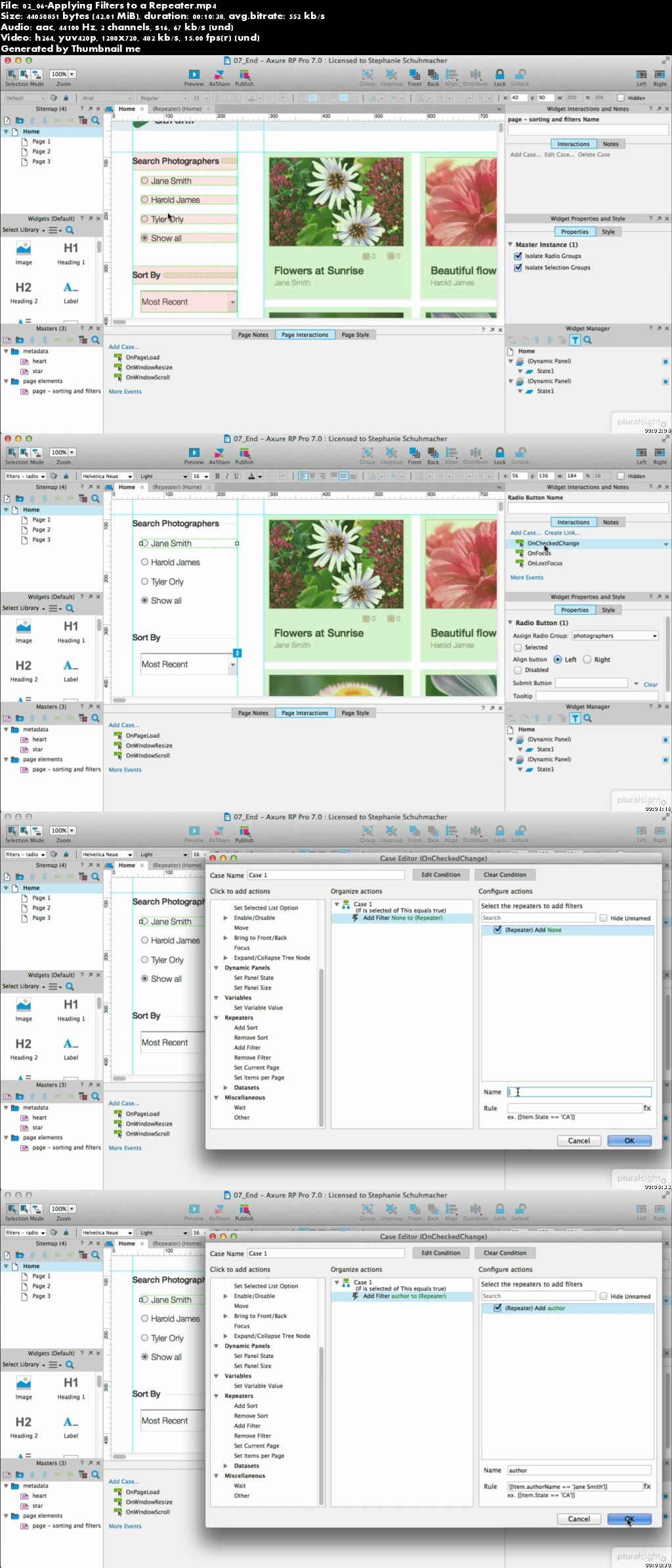 Building Data-driven Prototypes in Axure