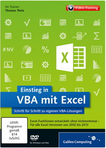 Rheinwerk – Einstieg in VBA mit Excel
