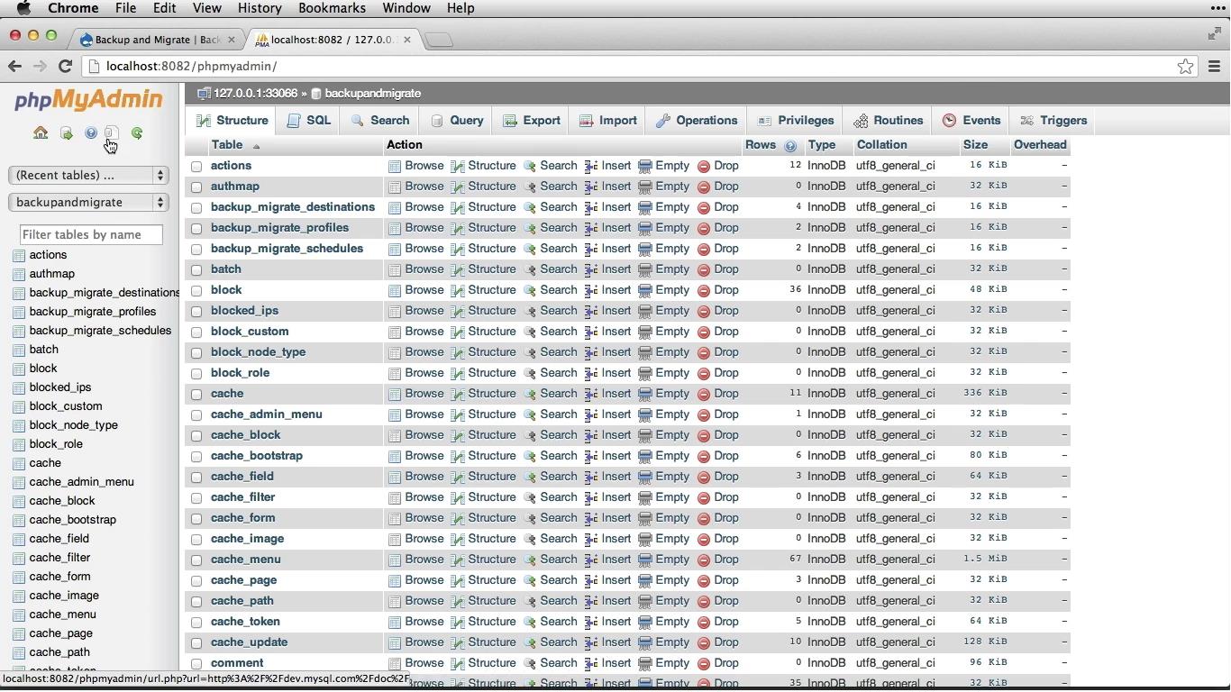 OSTraining - Drupal Backup and Migrate