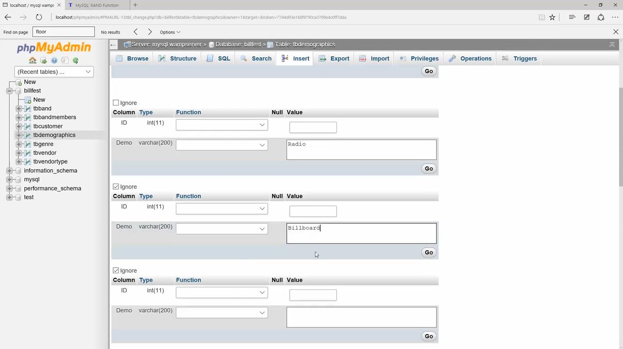 WAMP + MySql = Awesome