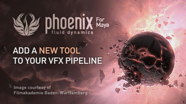 PhoenixFD ADV 22000 Maya 2016 Vray 3.0 Retail