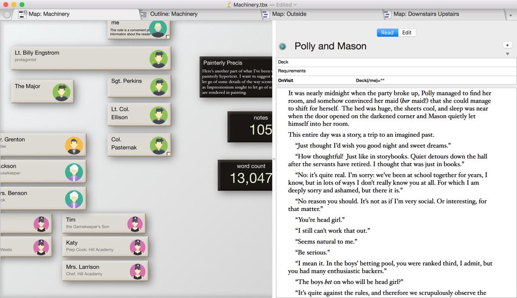 Eastgate Storyspace v3.0.0 (Mac OS X)