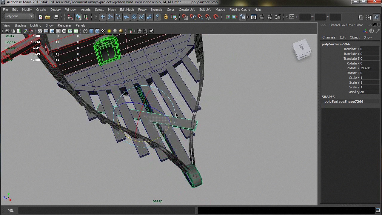 Modeling a Detailed Ship in Maya + Project Files [Repost]