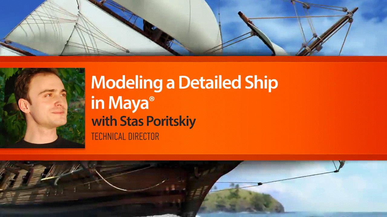  Modeling a Detailed Ship in Maya + Project Files [Repost]