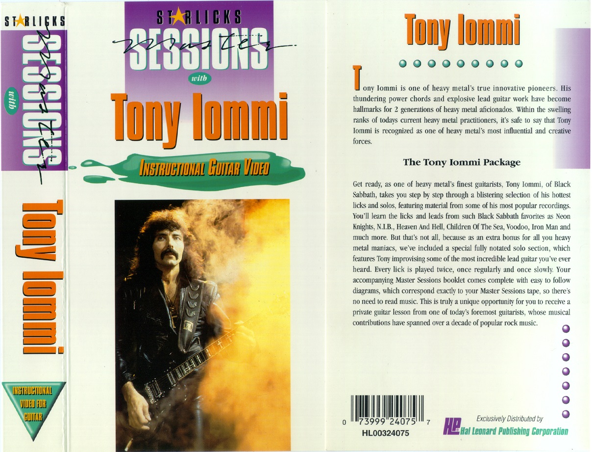 Tony Iommi – Starlicks Master Session (2015)