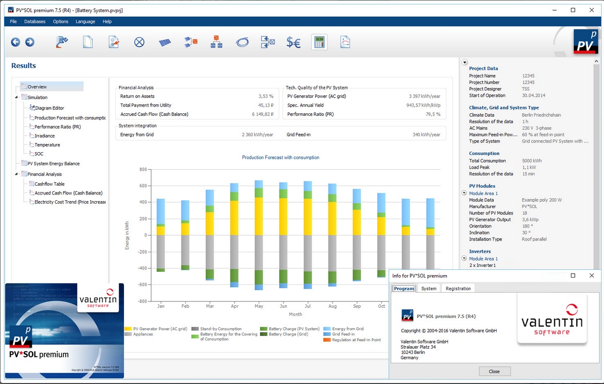 Valentin Software PV*SOL Premium 7.5 R4