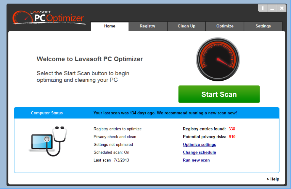 Lavasoft PC Optimizer 3.2.0