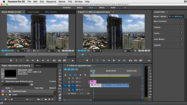 Lynda - Premiere Pro Guru: Adjustment Layers and Nesting