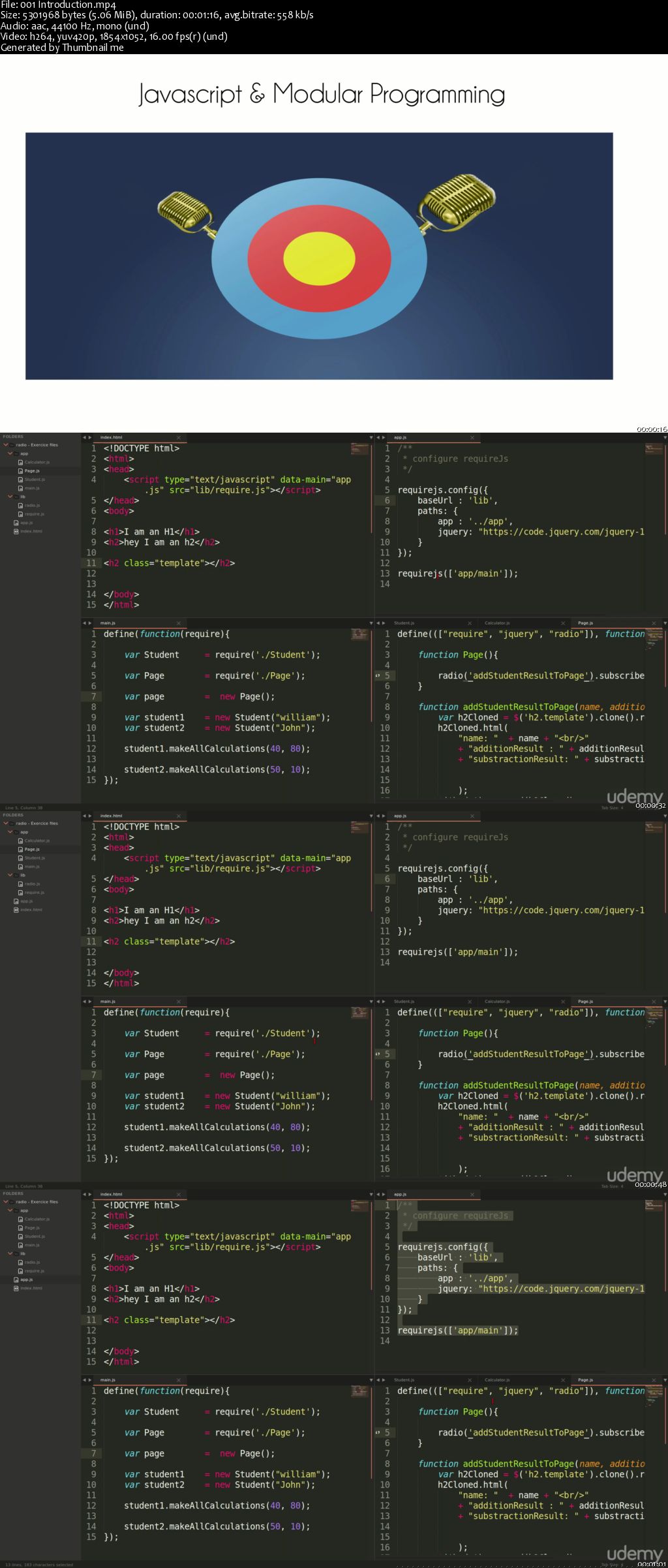 Javascript Modular programming