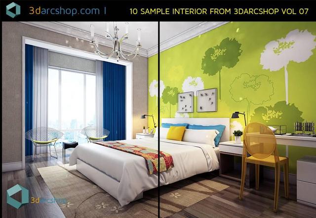 3darcshop – 10 Sample interior from vol 07