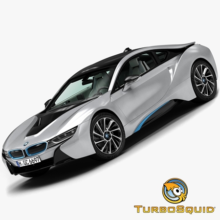 Turbosquid BMW i8 2015 Max Vray