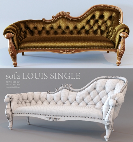 sofa LOUIS SINGLE 