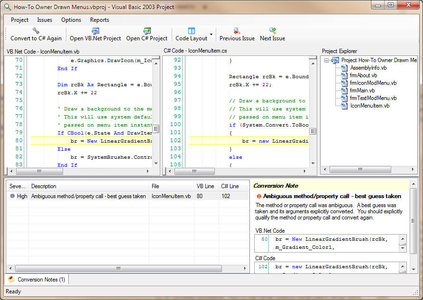 VB.Net to C Sharp Converter 3.12