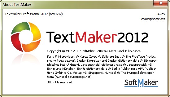 SoftMaker Office Professional 2012 rev 682