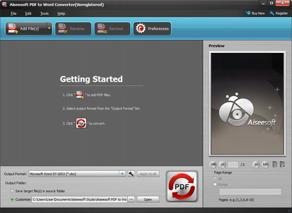 Aiseesoft PDF to Word Converter 3.2.56