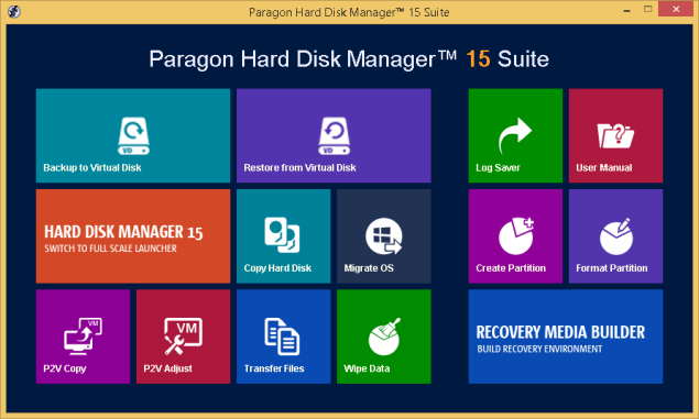 Paragon Hard Disk Manager 15 Suite 10.1.25.294 (x86/x64)