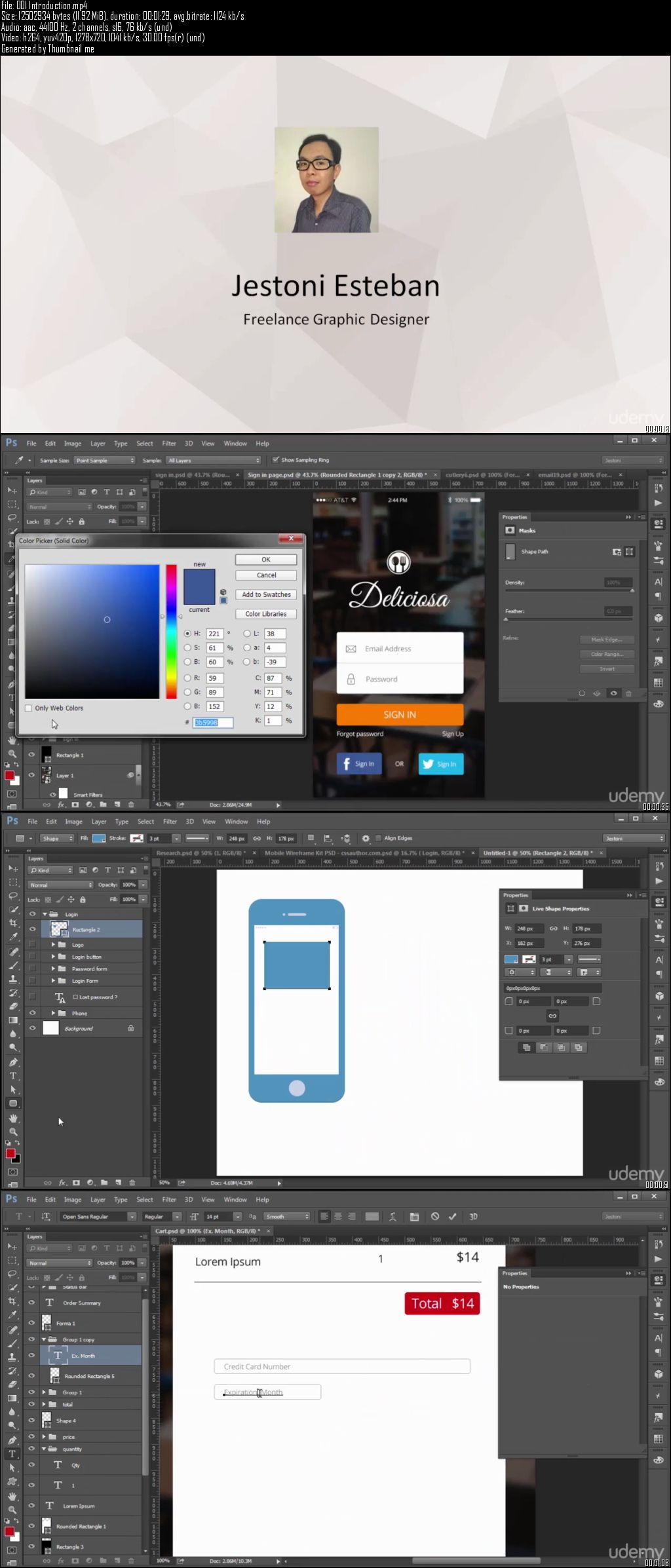 Udemy – Learn UI/UX and Mobile App Design in Photoshop from Scratch